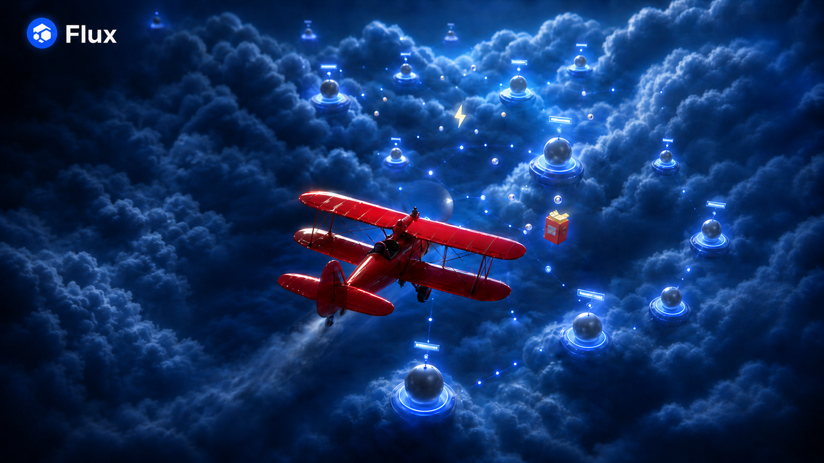 FluxCloud Flight Sim gameplay screenshot